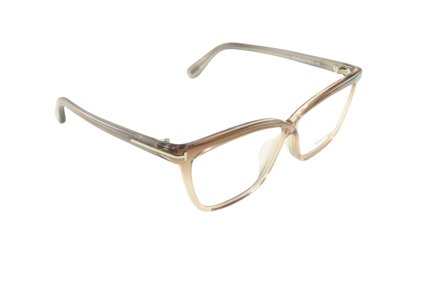 Tom Ford Eyeglasses Frame TF4267 074 Transparent Brown Italy 56-12-135 - Frame Bay