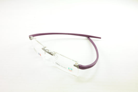 Tag Heuer Eyeglasses Frame Reflex 3110 017 Titanium Purple France 53-16-140, 28 - Frame Bay