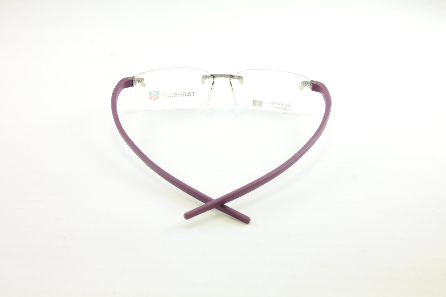 Tag Heuer Eyeglasses Frame Reflex 3110 017 Titanium Purple France 53-16-140, 28 - Frame Bay