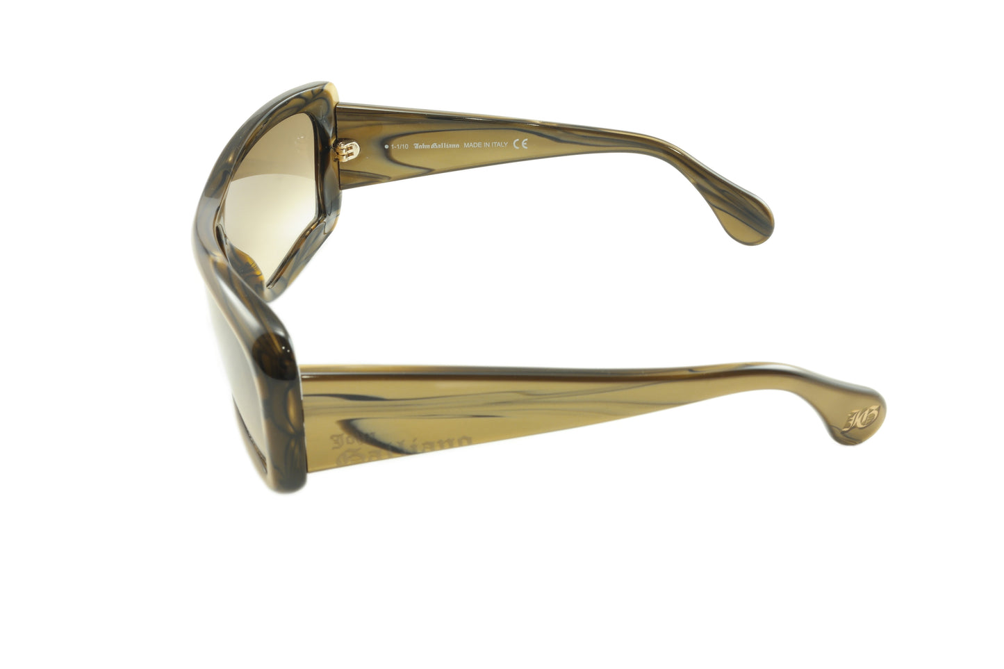 John Galliano New Sunglasses Frame JG04 033P Acetate Light Brown Italy - Frame Bay