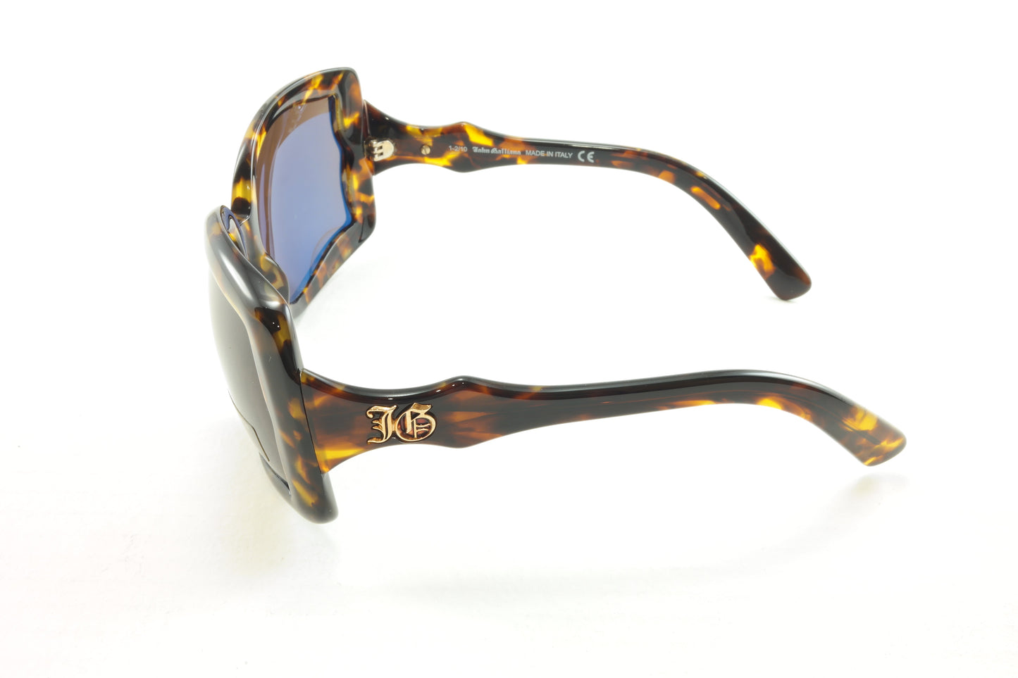 John Galliano Sunglasses Frame JG06 53E Acetate Tortoise Italy - Frame Bay