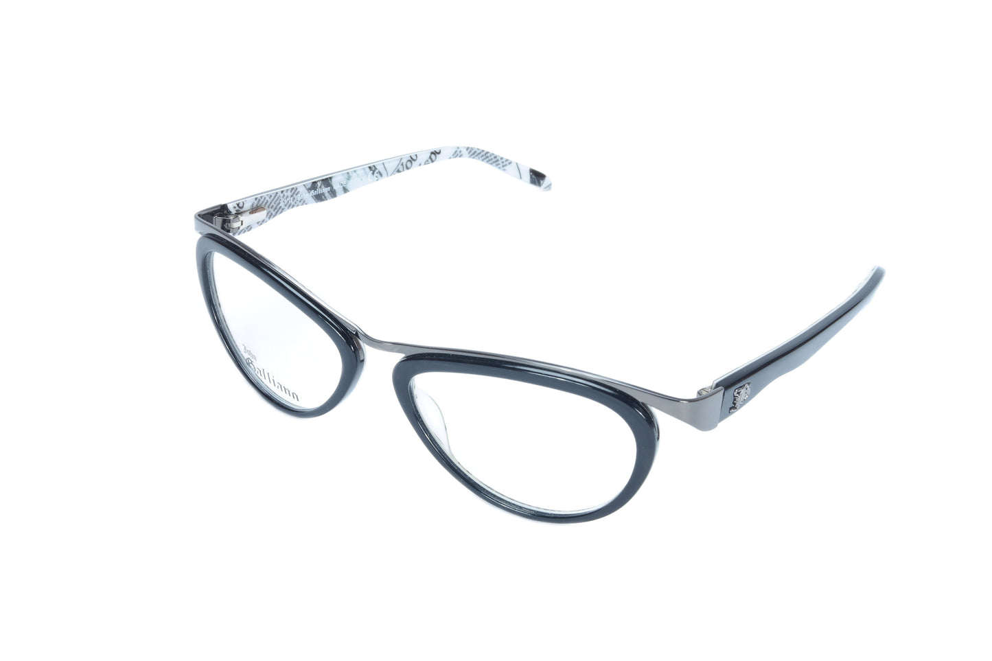 John Galliano Eyeglasses Frame JG5008 004 Acetate Metal Italy Made - Frame Bay