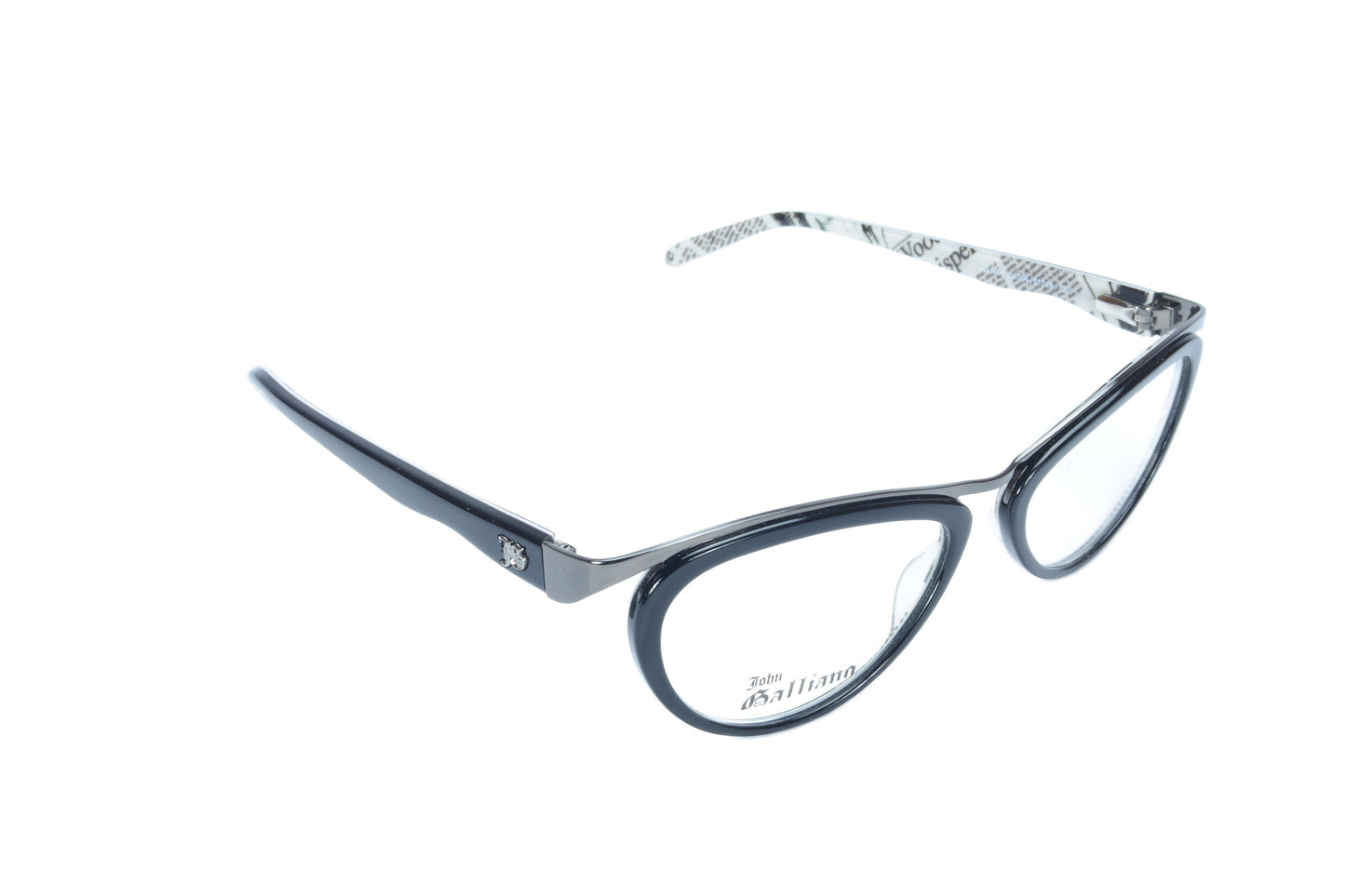 John Galliano Eyeglasses Frame JG5008 004 Acetate Metal Italy Made - Frame Bay