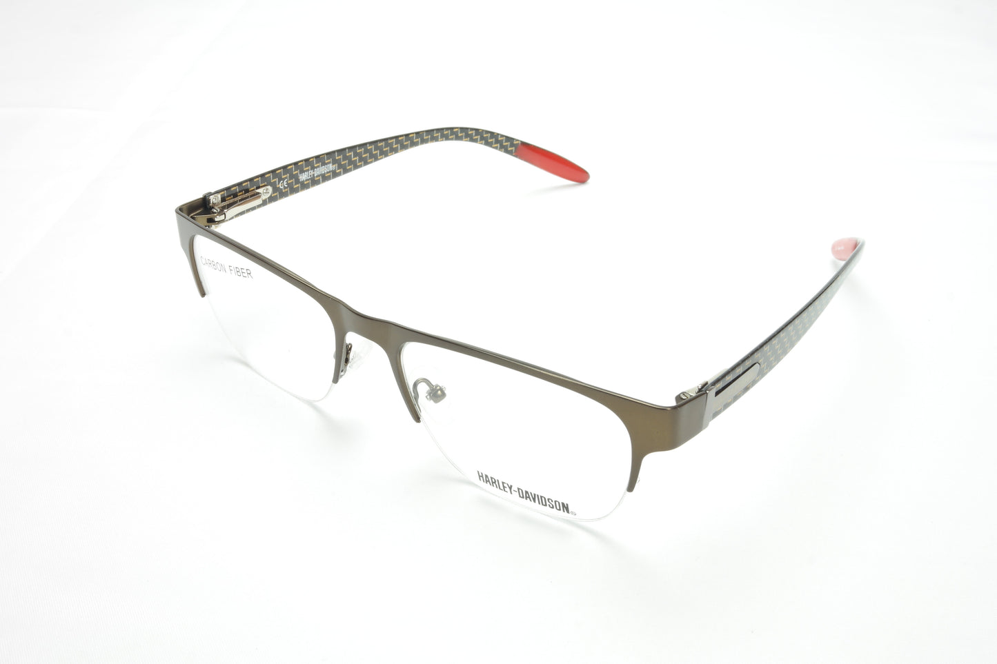 Harley Davidson Eyeglasses Carbon Fiber Brown HD480 BRN 53-18-145 - Frame Bay