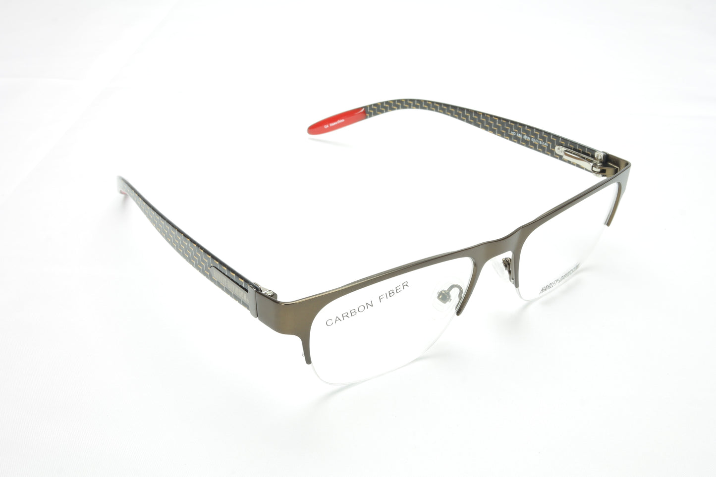 Harley Davidson Eyeglasses Carbon Fiber Brown HD480 BRN 53-18-145 - Frame Bay