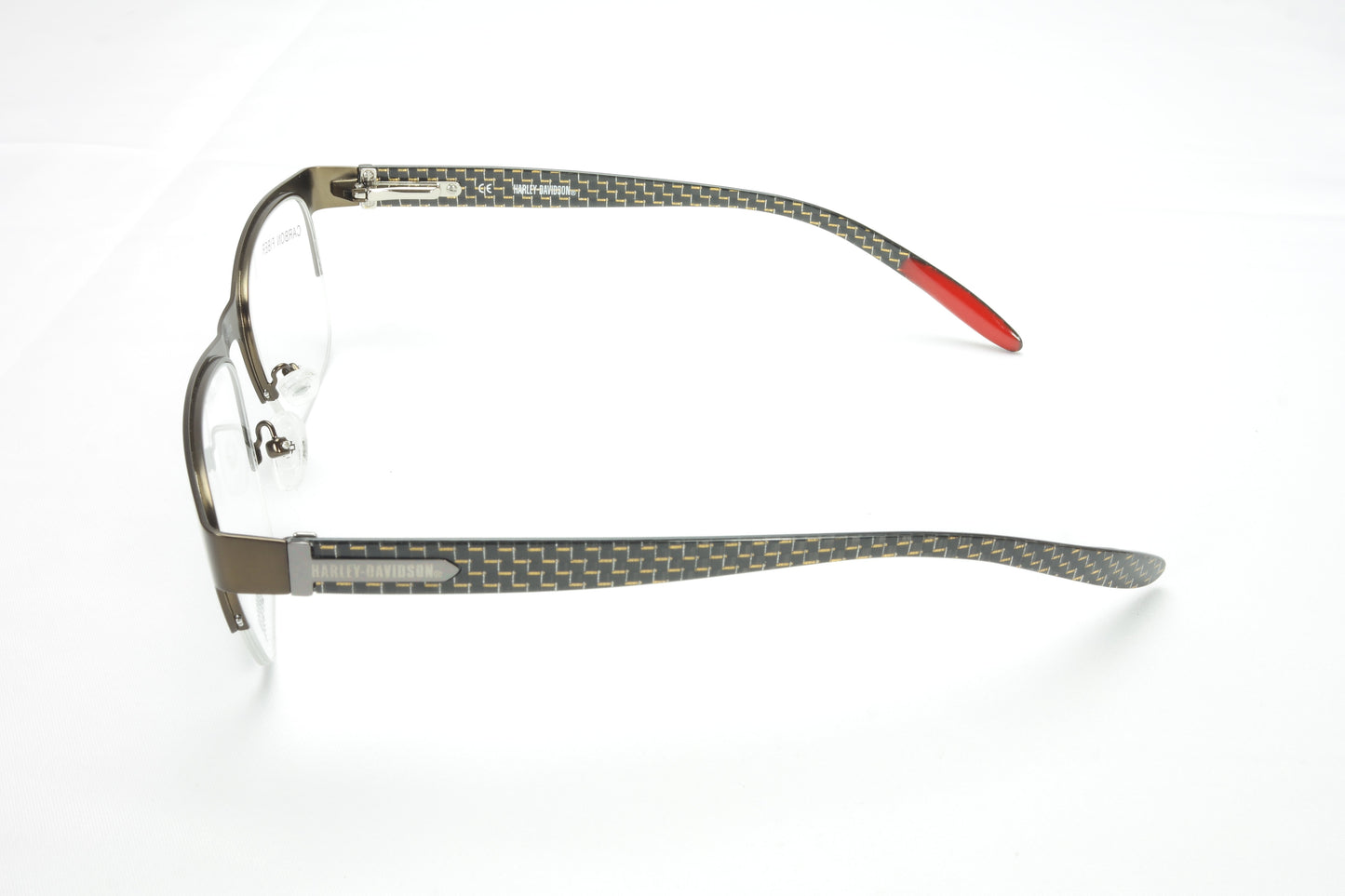 Harley Davidson Eyeglasses Carbon Fiber Brown HD480 BRN 53-18-145 - Frame Bay