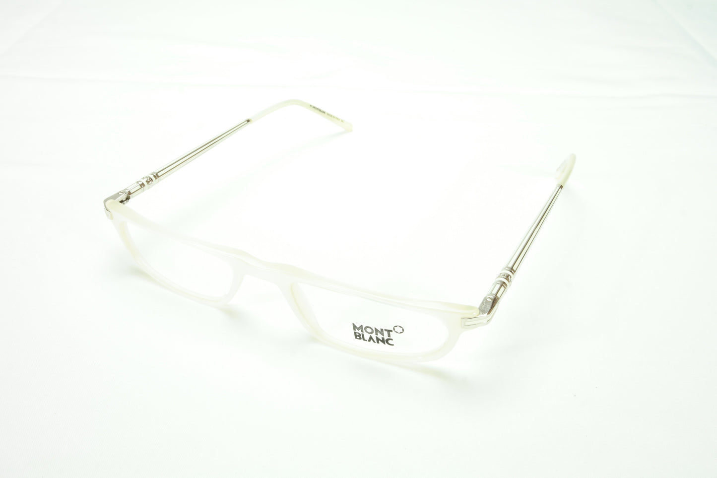 Mont Blanc Eyeglasses Frame MB254 021 Pearl White Plastic Italy 50-19-140, 21 - Frame Bay