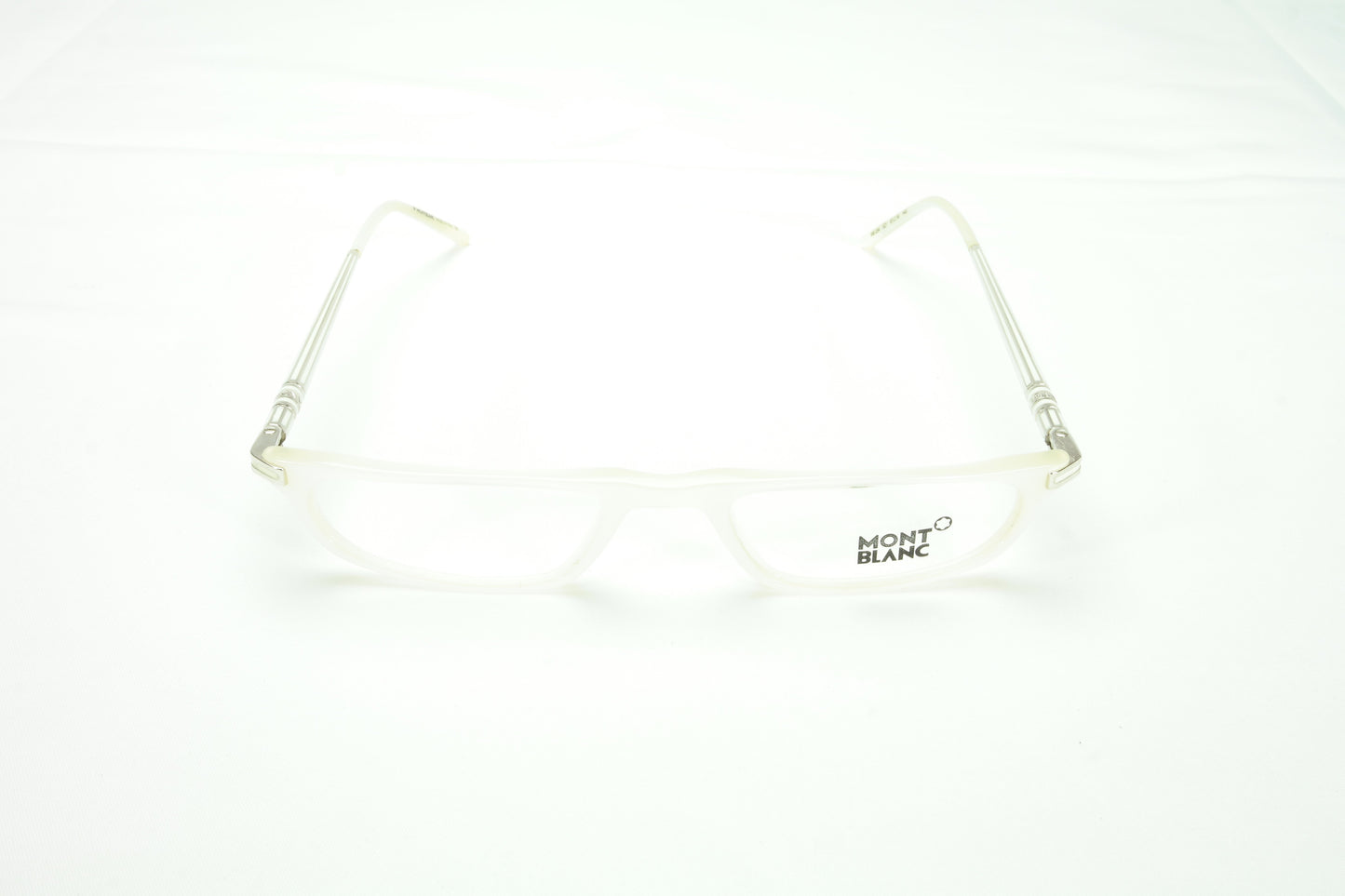 Mont Blanc Eyeglasses Frame MB254 021 Pearl White Plastic Italy 50-19-140, 21 - Frame Bay