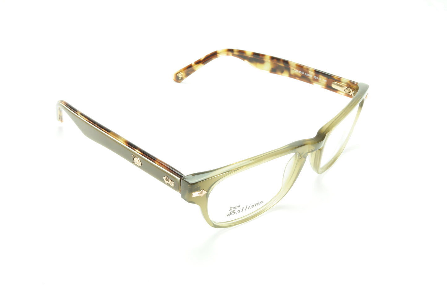 John Galliano Eyeglasses Frame JG5015 093 Acetate Grey Brown - Frame Bay