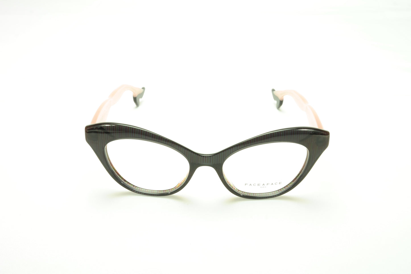 Face A Face Bocca 3 321 Eyeglasses Dark Muave Pastel Pink Italy Made - Frame Bay
