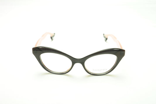Face A Face Bocca 3 321 Eyeglasses Dark Muave Pastel Pink Italy Made - Frame Bay
