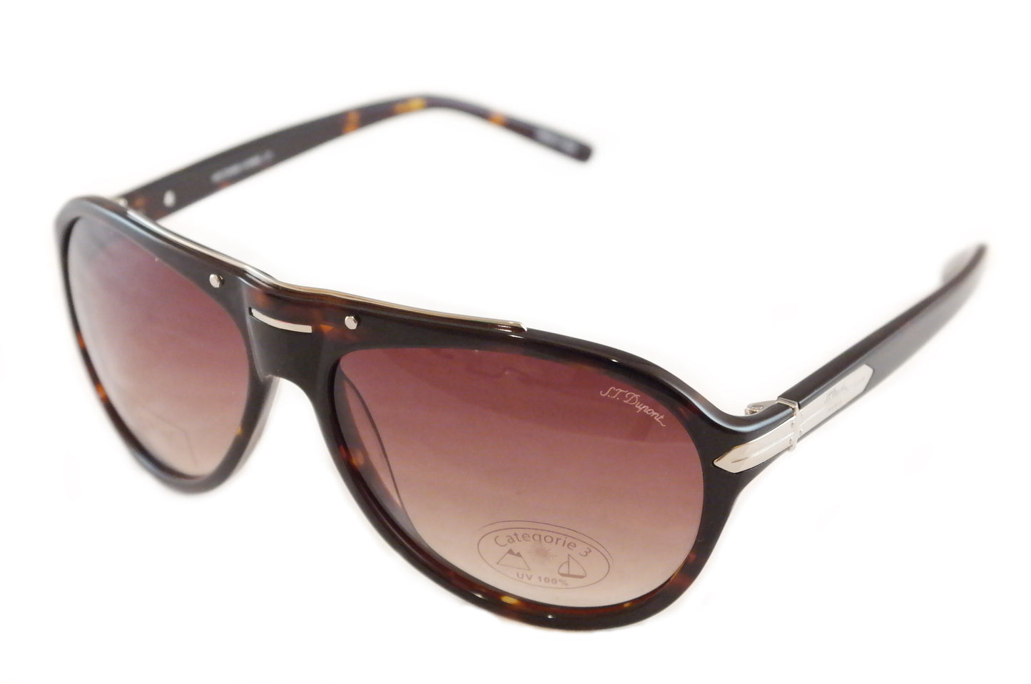 S. T. Dupont Sunglasses ST003 Plastic Italy 100% UV Category 3 Lenses 59-15-140 - Frame Bay