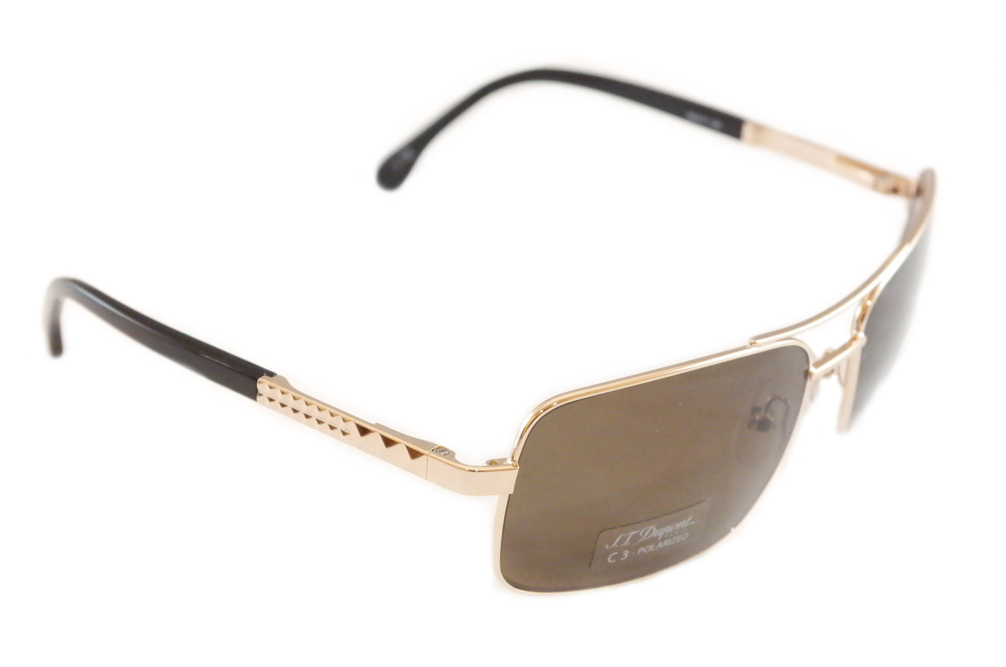 S. T. Dupont Sunglasses DP7003 Polarized Lenses Metal Japan 100% UV Category 3 - Frame Bay