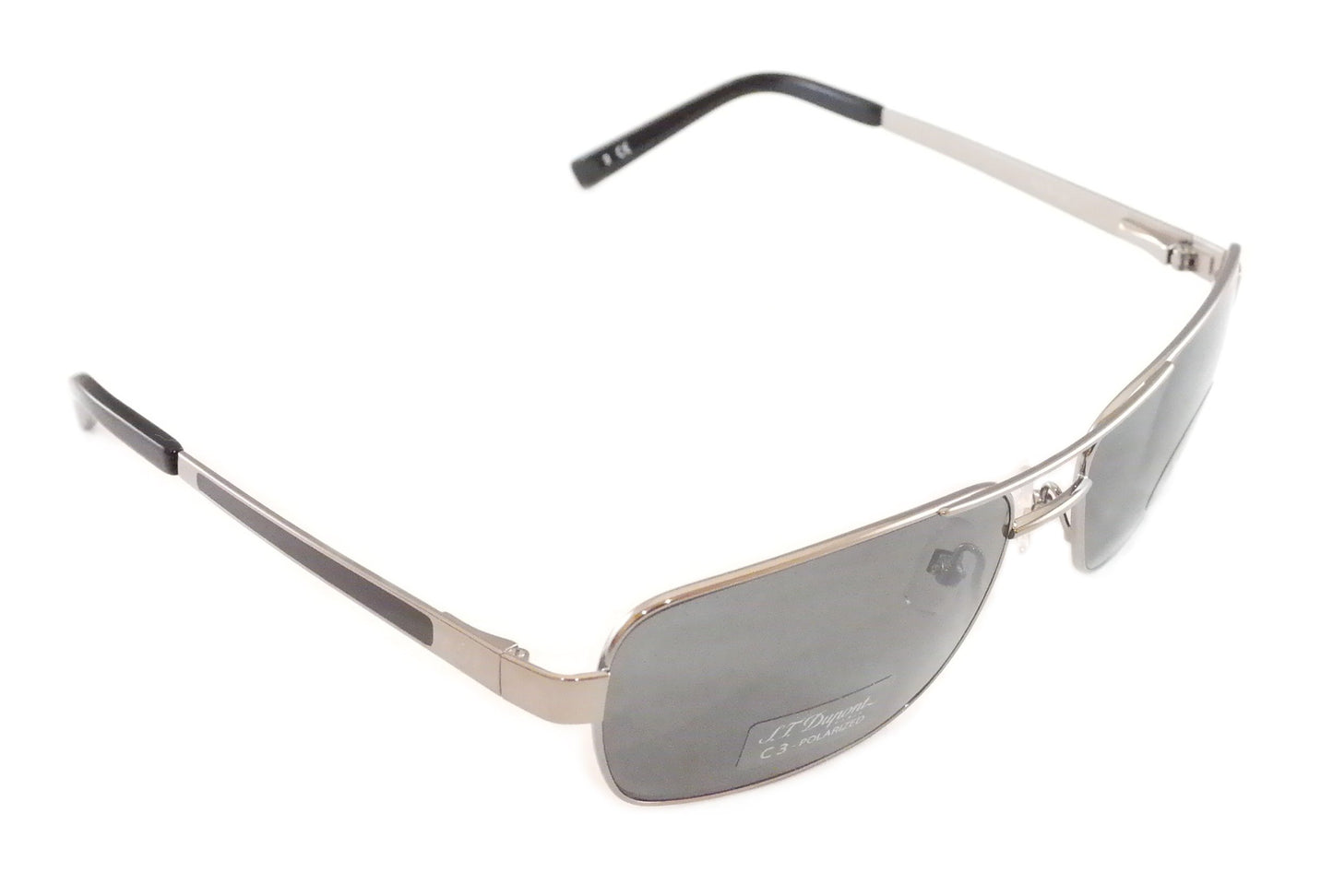 S.T. Dupont Sunglasses DP7008 Polarized Metal Japan 100% UV 3 Lenses 60-16-135 - Frame Bay