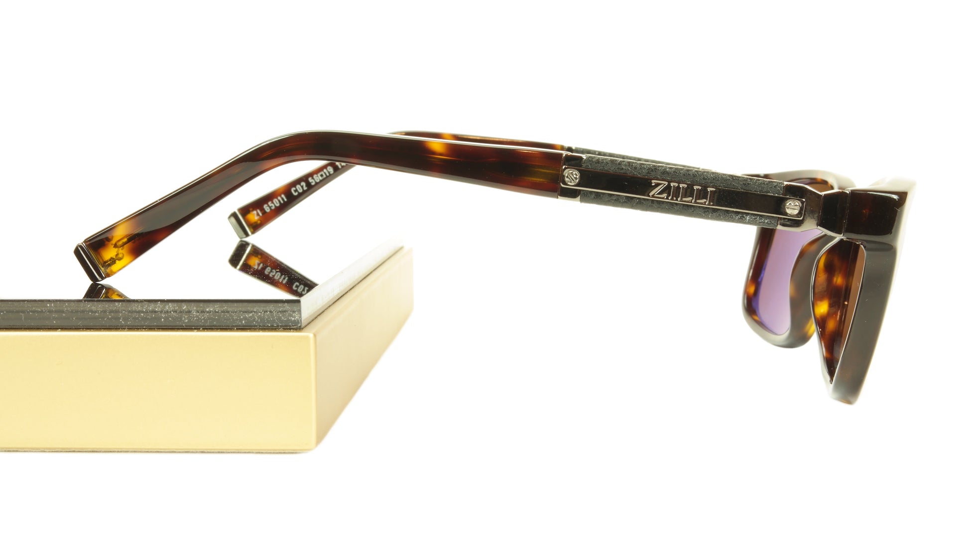 ZILLI Sunglasses Polarized Hand Made Acetate Titanium France ZI 65011 C02 - Frame Bay