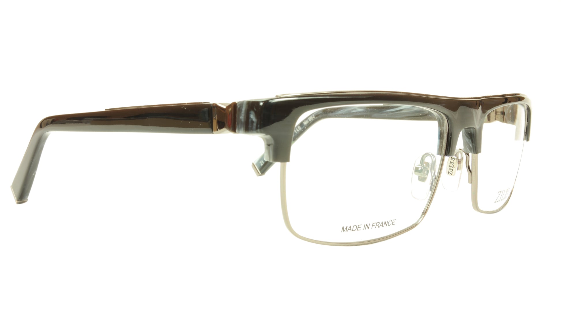 ZILLI Eyeglasses Frame Acetate Titanium France Hand Made ZI 60005 C03 - Frame Bay