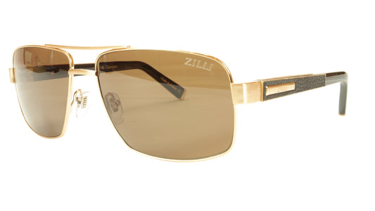 ZILLI Sunglasses Titanium Hand Made Acetate Polarized France ZI 65001 C01 - Frame Bay