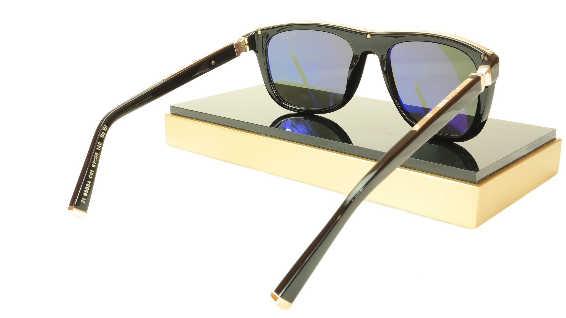 ZILLI Sunglasses Polarized Hand Made Acetate Titanium France ZI 65004 C01 - Frame Bay