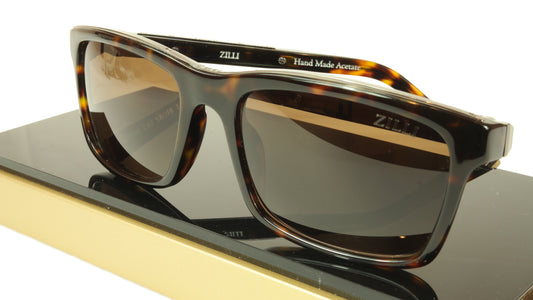 ZILLI Sunglasses Polarized Hand Made Acetate Titanium France ZI 65009 C02 - Frame Bay