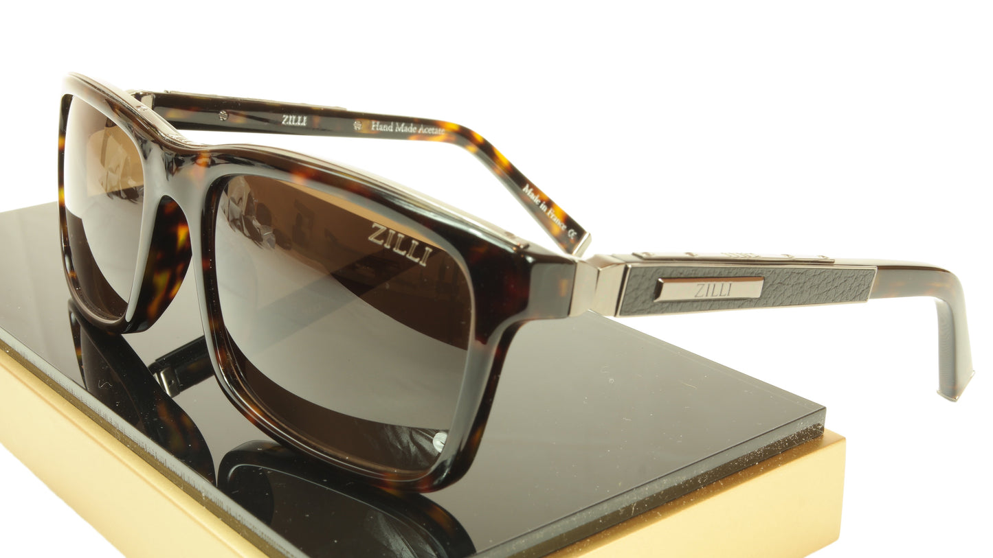 ZILLI Sunglasses Polarized Hand Made Acetate Titanium France ZI 65009 C02 - Frame Bay