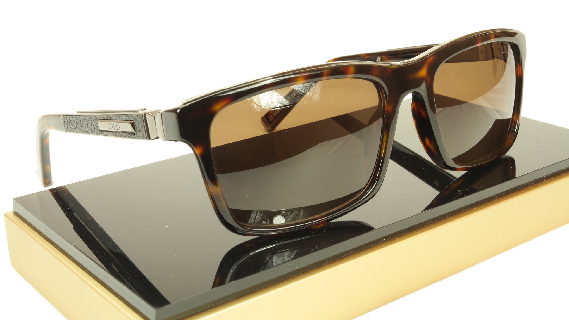 ZILLI Sunglasses Polarized Hand Made Acetate Titanium France ZI 65009 C02 - Frame Bay