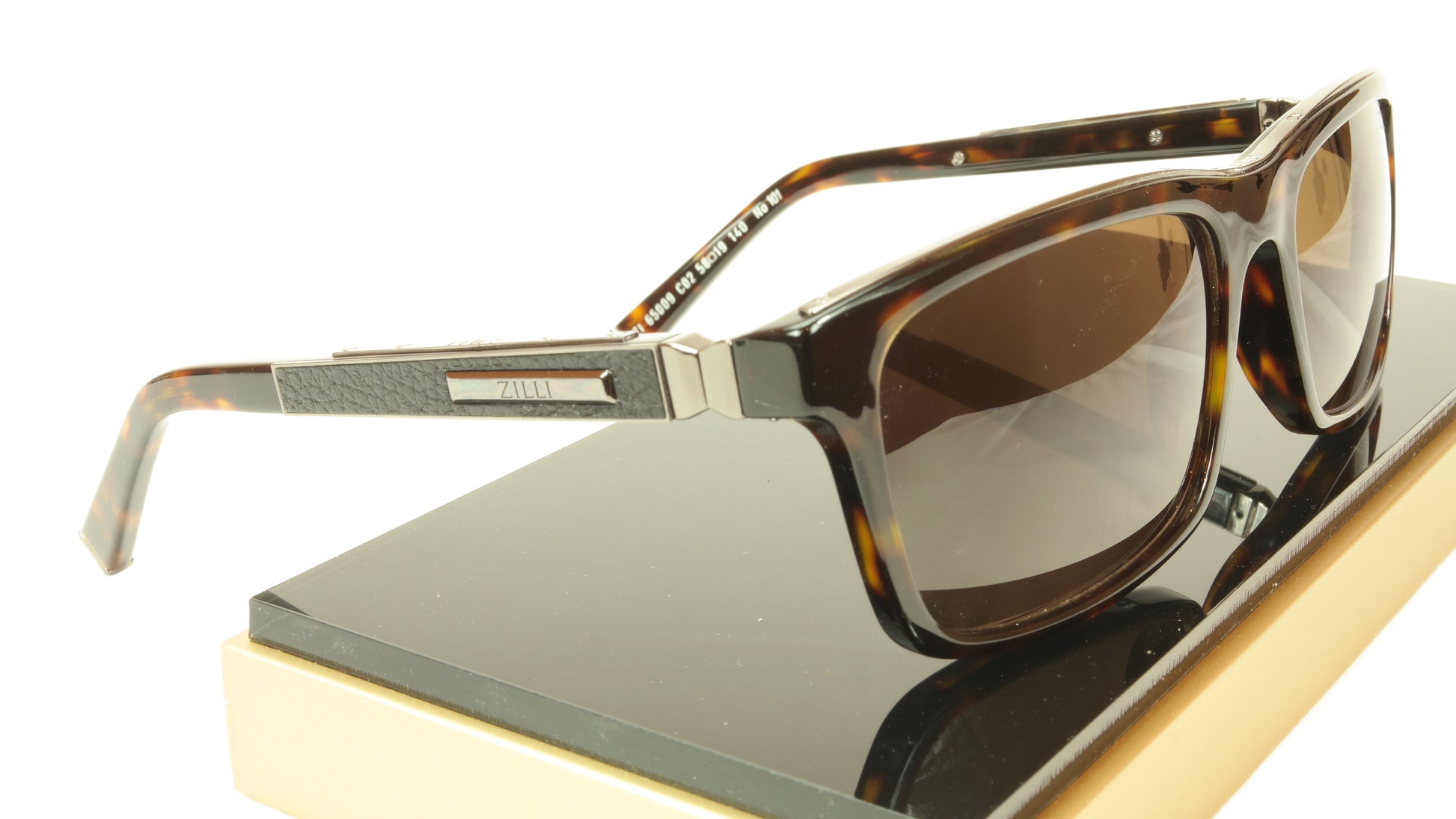 ZILLI Sunglasses Polarized Hand Made Acetate Titanium France ZI 65009 C02 - Frame Bay
