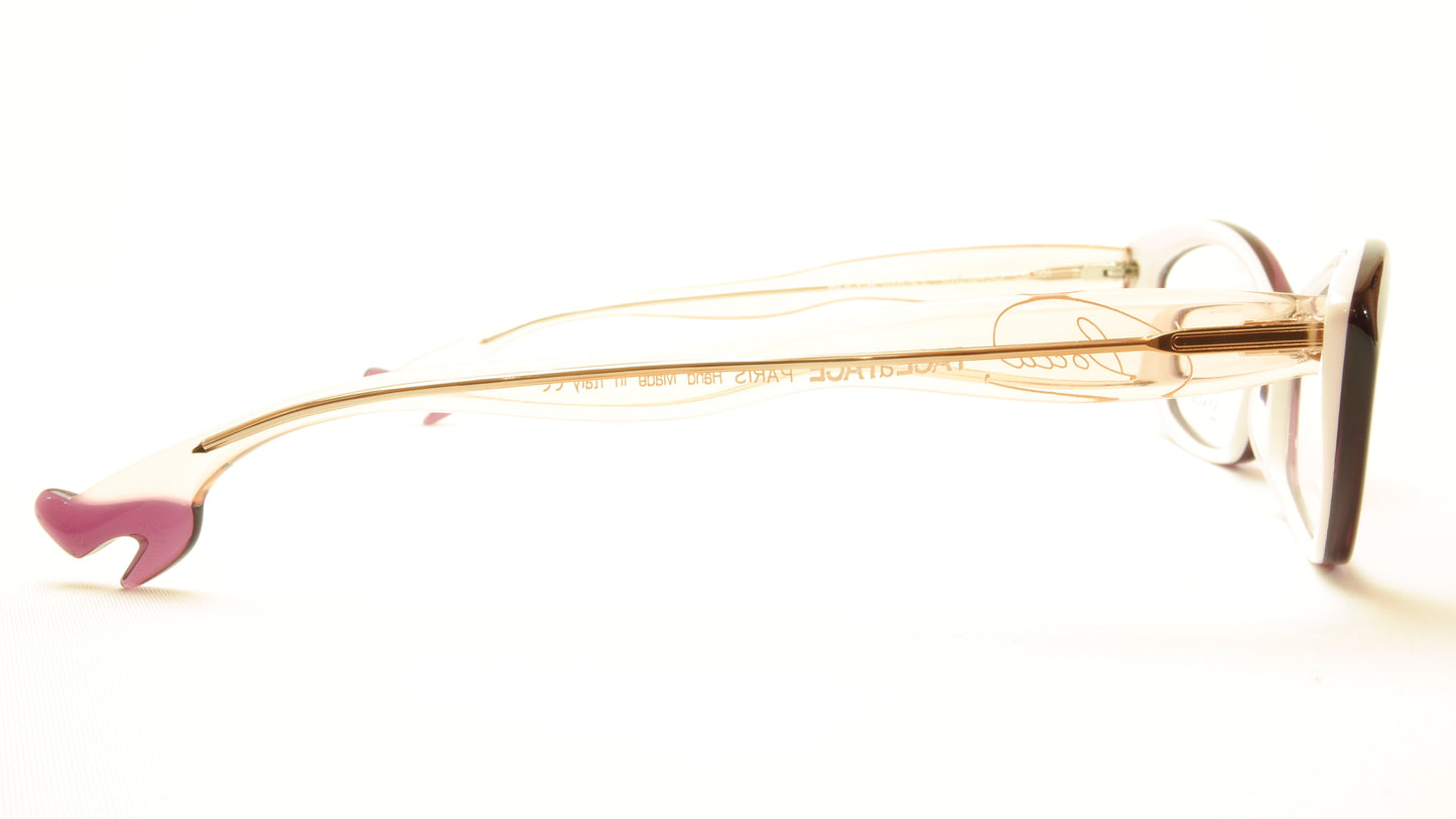 Face A Face Bocca Rock 2 Col. 501 Violet White Eyeglasses Italy Made - Frame Bay