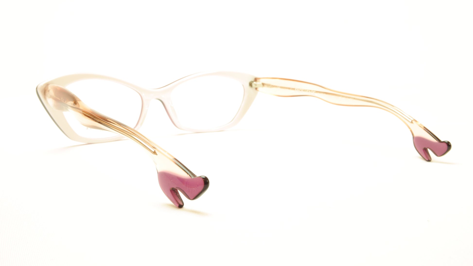 Face A Face Bocca Rock 2 Col. 501 Violet White Eyeglasses Italy Made - Frame Bay
