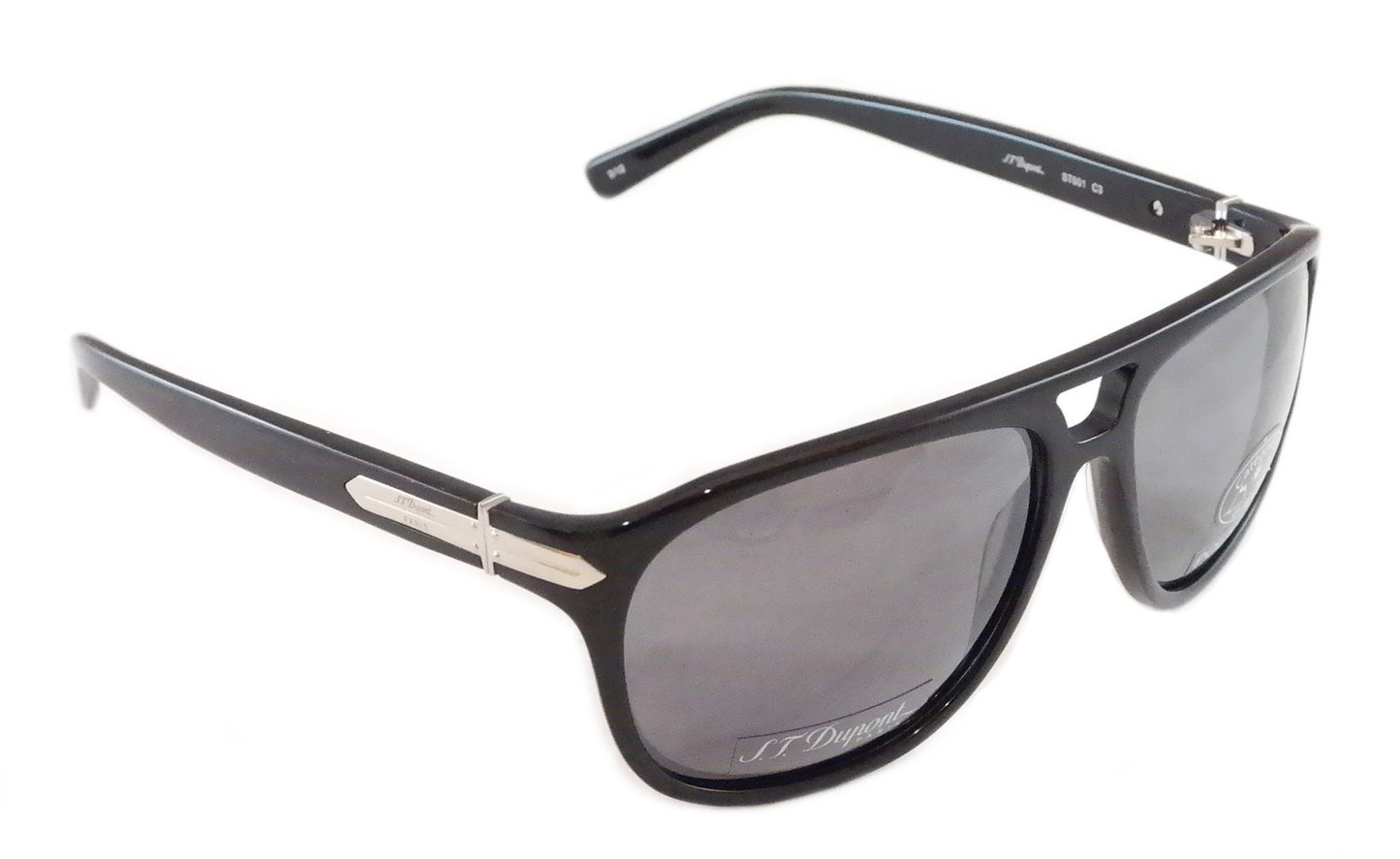 S. T. Dupont Sunglasses ST001 Plastic Italy 100% UV Category 3 Lenses 59-15-140 - Frame Bay