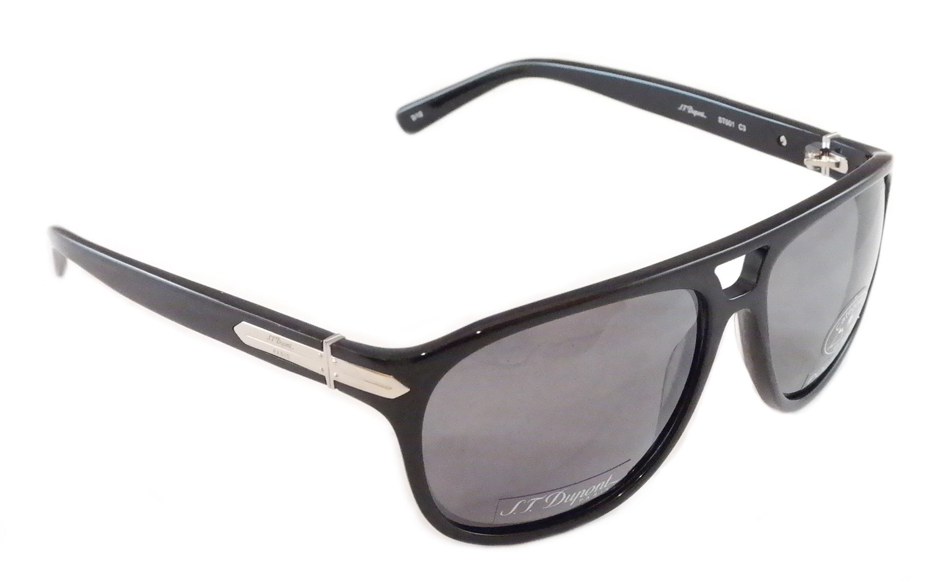 S. T. Dupont Sunglasses ST001 Plastic Italy 100% UV Category 3 Lenses 59-15-140 - Frame Bay