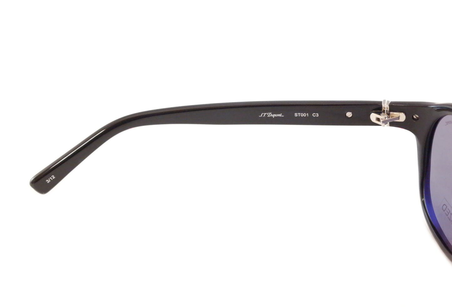 S. T. Dupont Sunglasses ST001 Plastic Italy 100% UV Category 3 Lenses 59-15-140 - Frame Bay