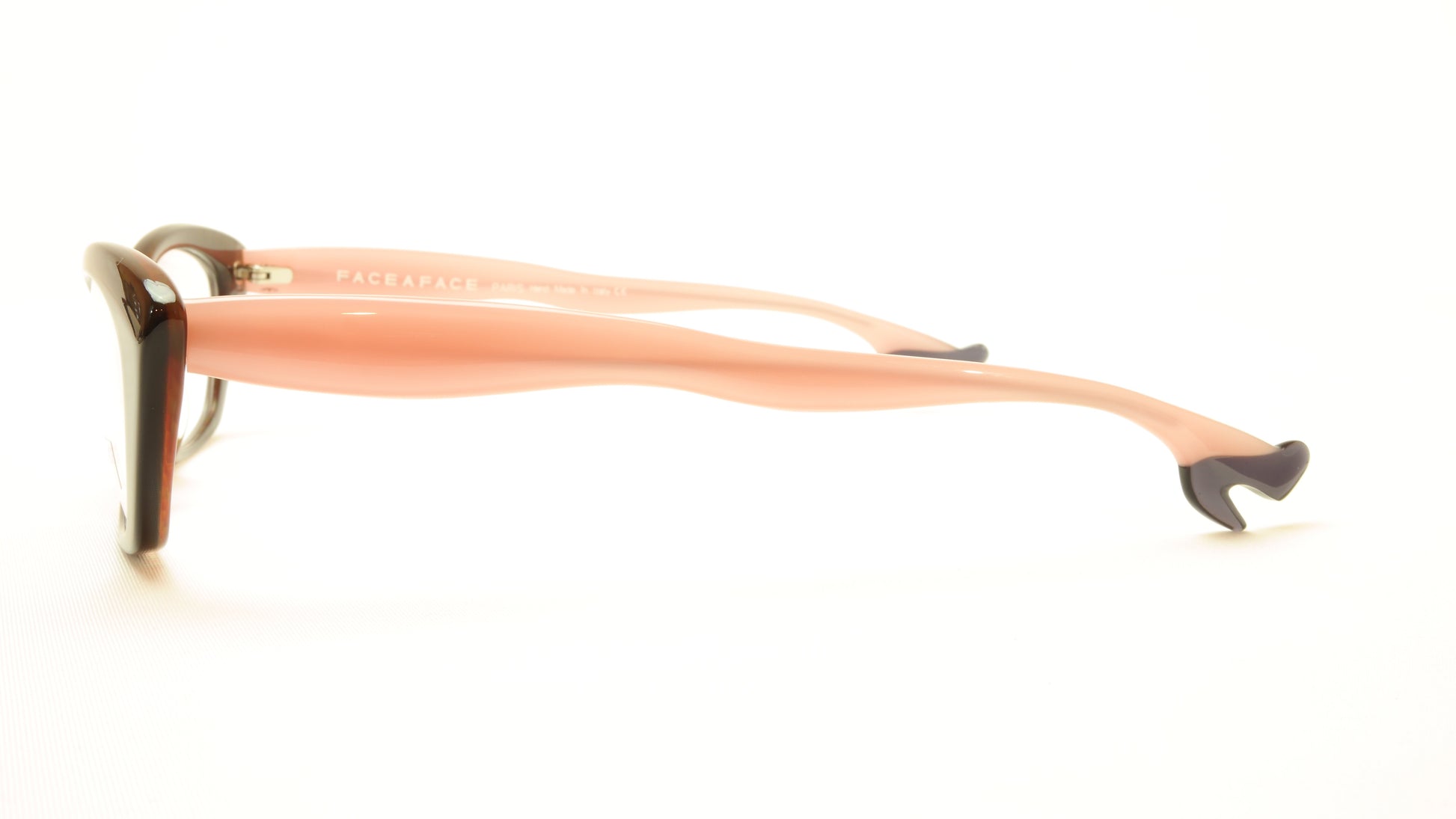 Face A Face Bocca Rock 2 Col. 321 Violet White Eyeglasses Italy Made - Frame Bay