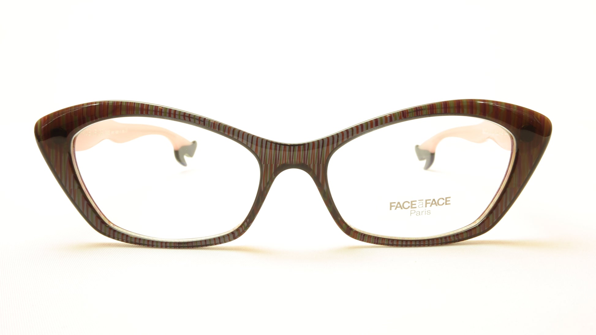 Face A Face Bocca Rock 2 Col. 321 Violet White Eyeglasses Italy Made - Frame Bay