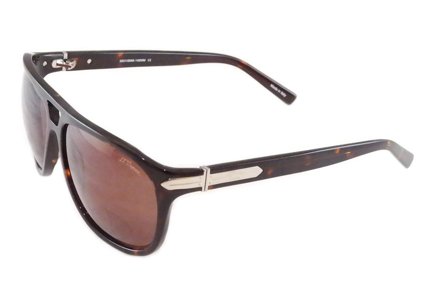 S. T. Dupont Sunglasses ST001 Plastic Italy 100% UV Category 3 Lenses 59-15-140 - Frame Bay