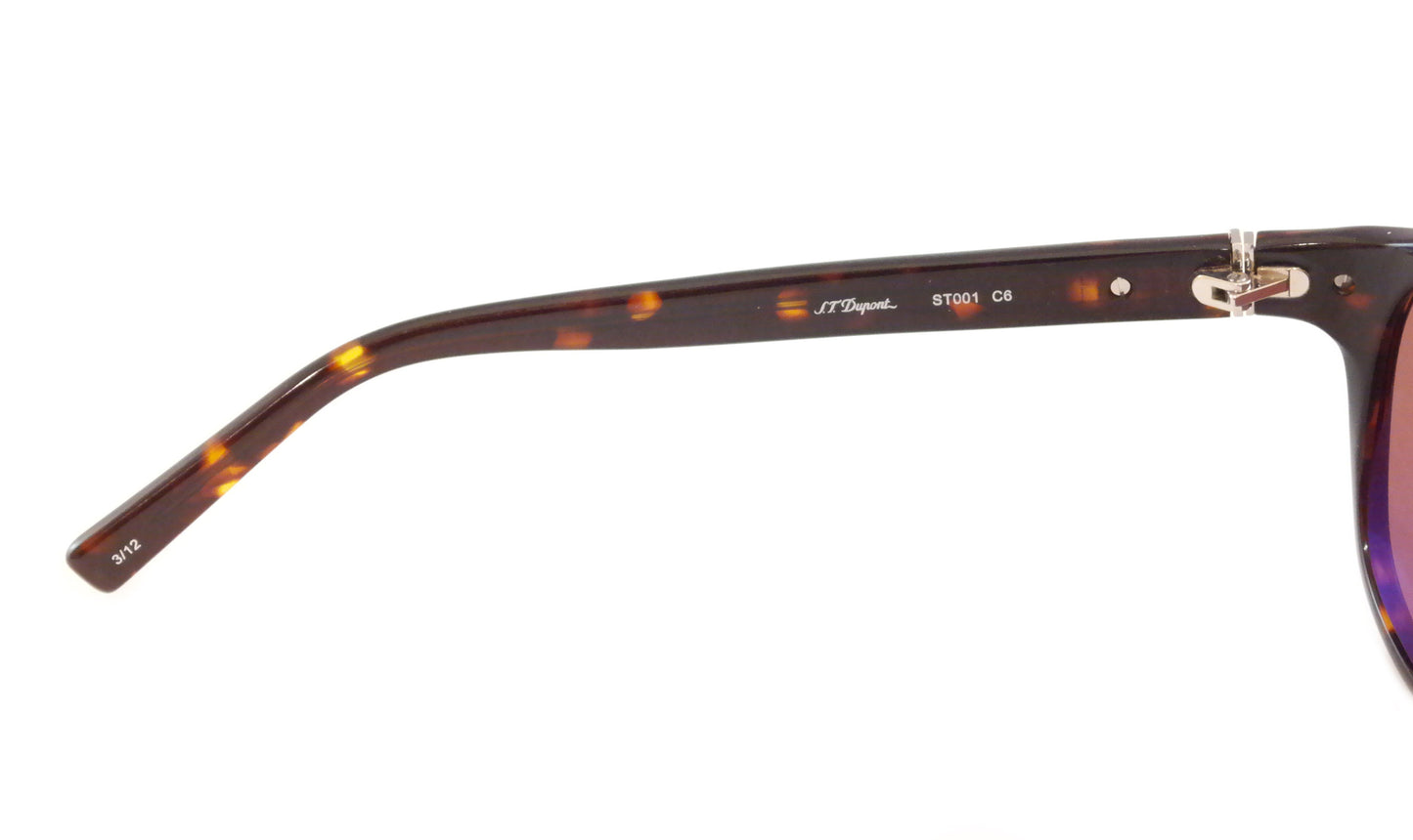 S. T. Dupont Sunglasses ST001 Plastic Italy 100% UV Category 3 Lenses 59-15-140 - Frame Bay