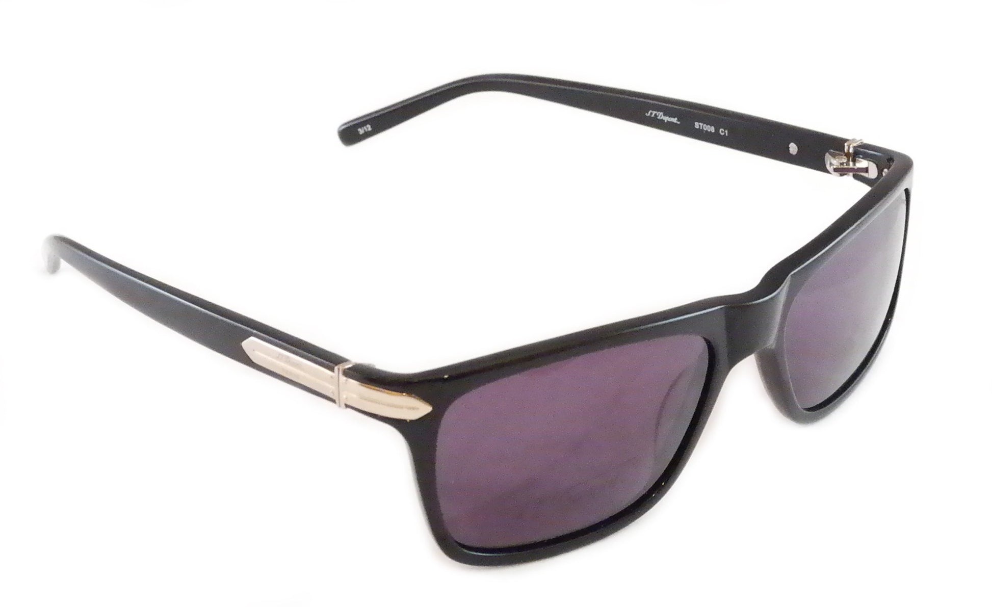 S.T. Dupont Sunglasses ST008 Plastic Italy 100% UV Category 3 Lenses 56-18-140 - Frame Bay