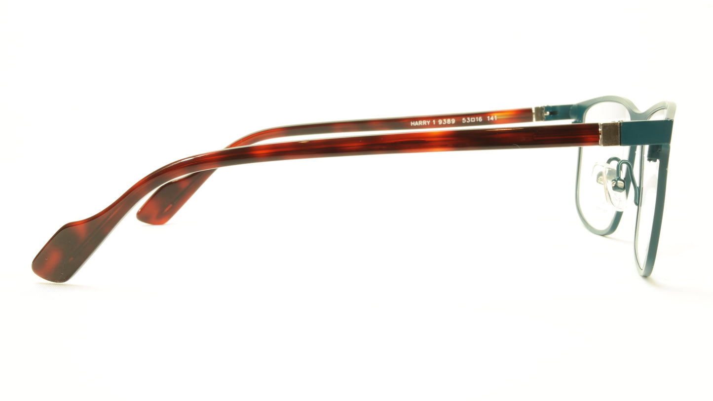 Face A Face HARRY 1 9389 Matt Green Satin Brown Eyeglasses France Made - Frame Bay