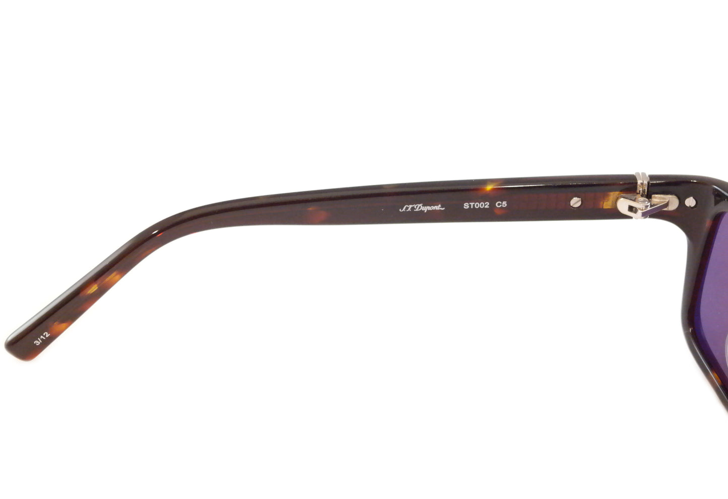 S. T. Dupont Sunglasses Italy ST002 Plastic 100% UV Category 3 Lenses 56-17-140 - Frame Bay