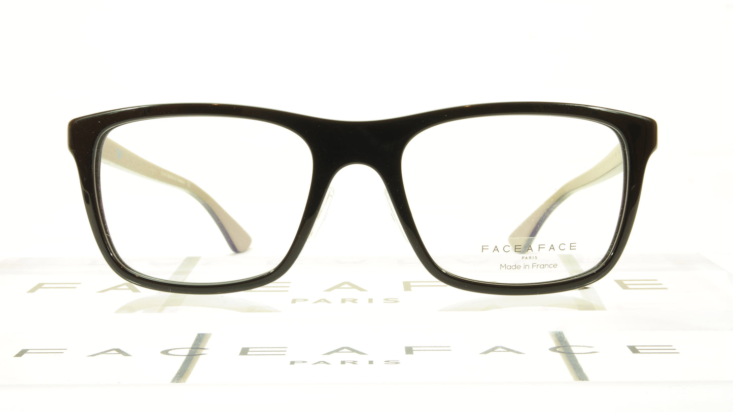 Face A Face ALIUM SKY 2 Col. 100 Acetate Black Eyeglasses France Made - Frame Bay