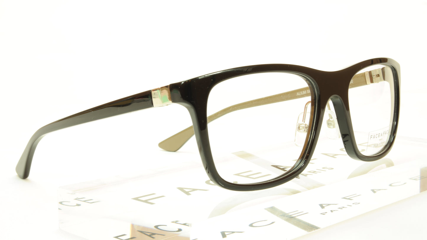 Face A Face ALIUM SKY 2 Col. 100 Acetate Black Eyeglasses France Made - Frame Bay