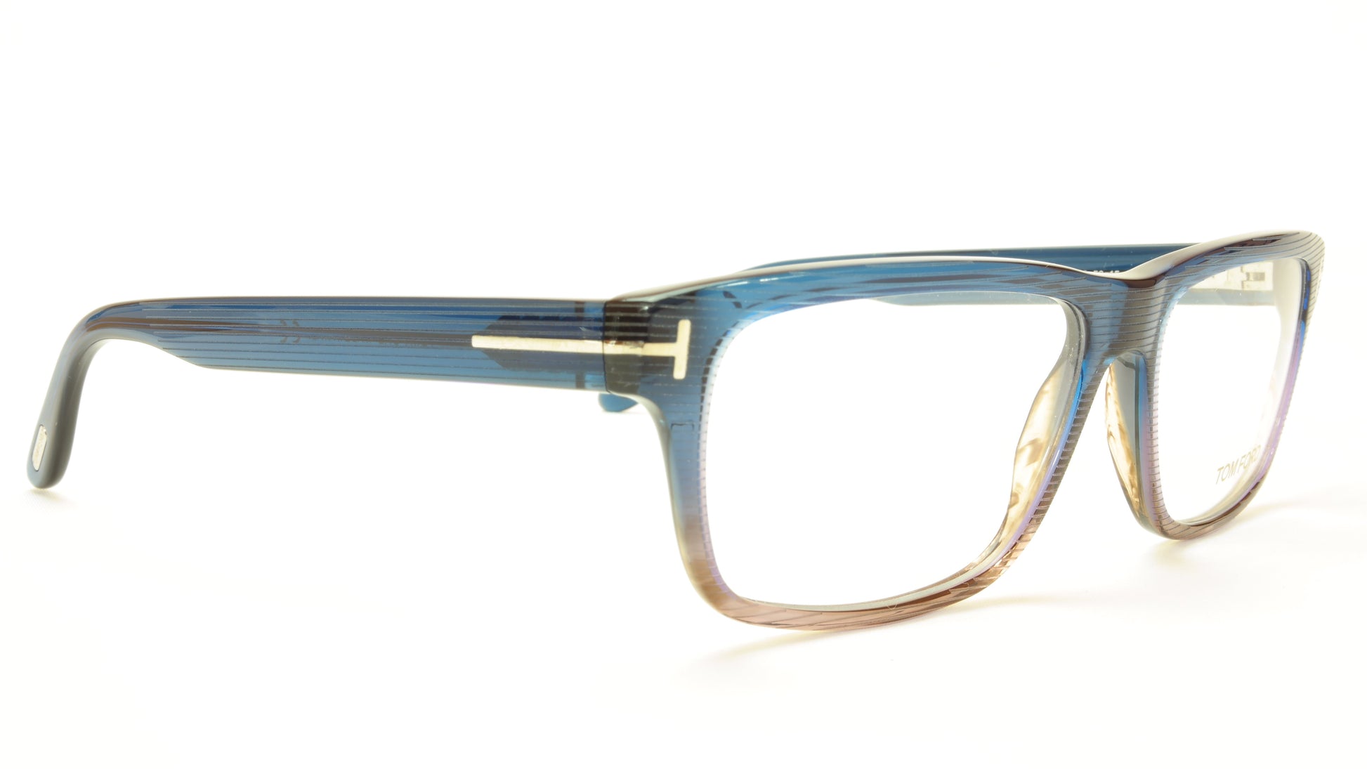 Tom Ford Eyeglasses Frame TF5320 092 Acetate Blue Brown Italy 56-15-145 - Frame Bay