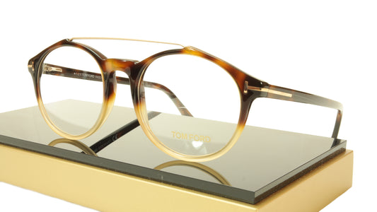 Tom Ford Authentic Eyeglasses Frame TF5455 056 Havana Italy Made 52-20-145 - Frame Bay