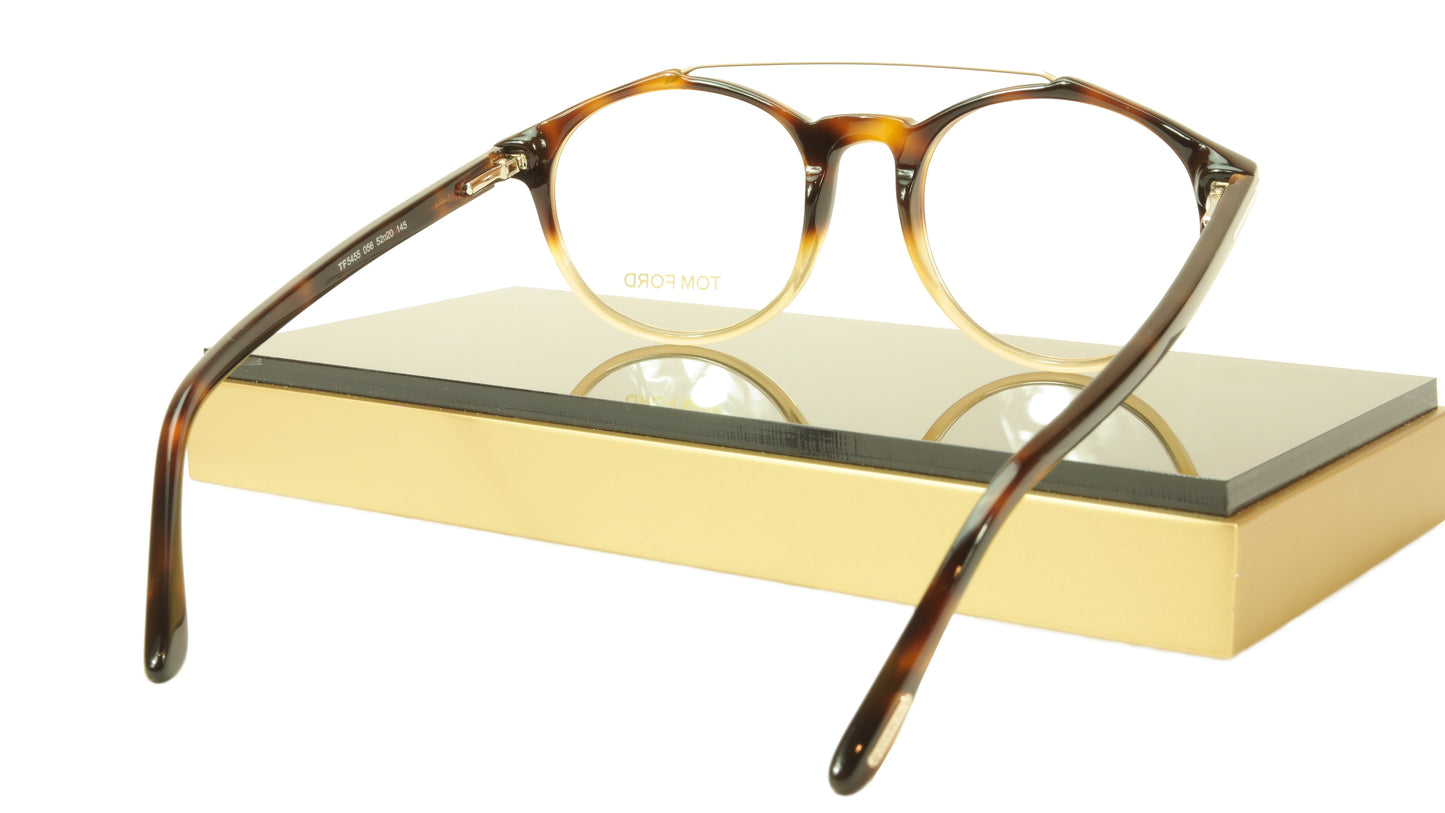 Tom Ford Authentic Eyeglasses Frame TF5455 056 Havana Italy Made 52-20-145 - Frame Bay