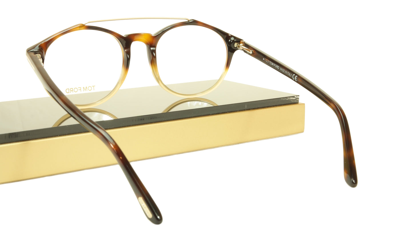 Tom Ford Authentic Eyeglasses Frame TF5455 056 Havana Italy Made 52-20-145 - Frame Bay