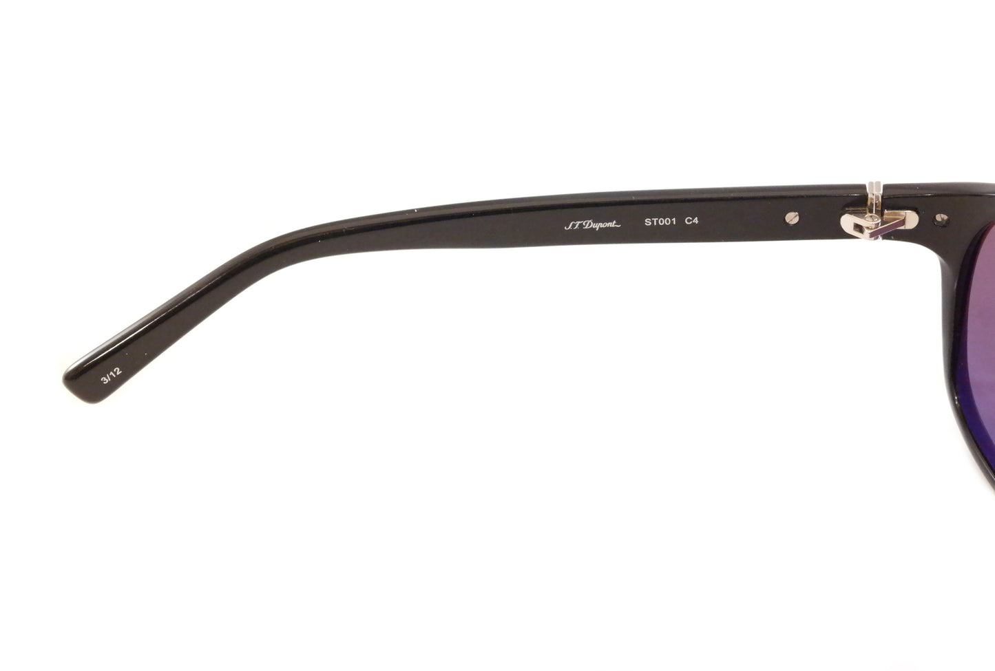 S. T. Dupont Sunglasses ST001 Plastic Italy 100% UV Category 3 Lenses 59-15-140 - Frame Bay