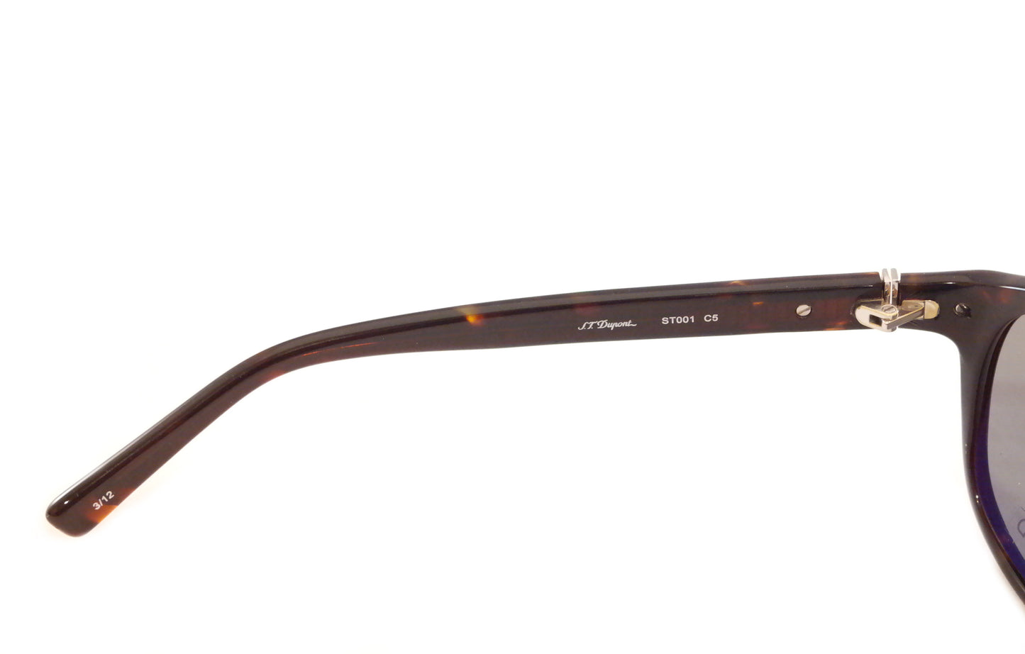 S. T. Dupont Sunglasses ST001 Plastic Italy 100% UV Category 3 Lenses 59-15-140 - Frame Bay
