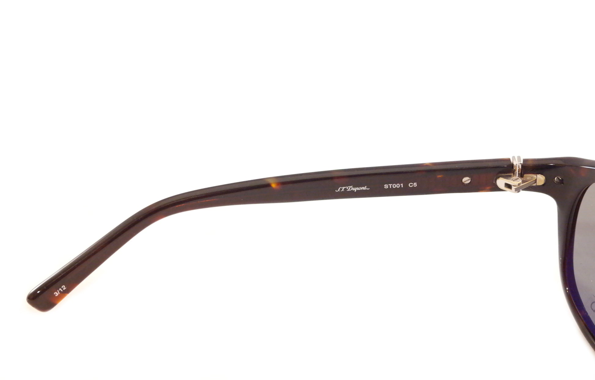S. T. Dupont Sunglasses ST001 Plastic Italy 100% UV Category 3 Lenses 59-15-140 - Frame Bay