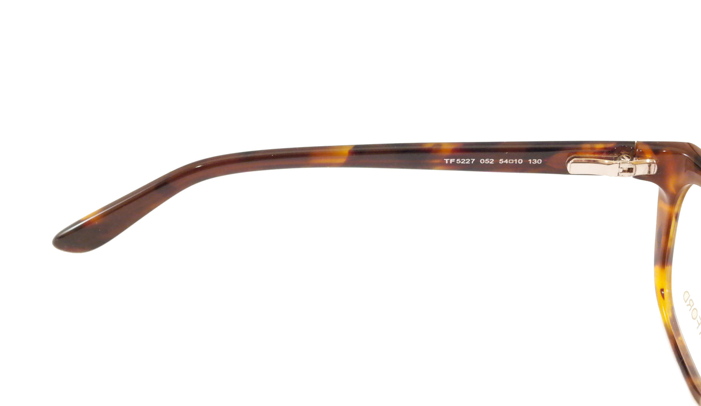 Tom Ford Eyeglasses Frame TF5227 052 Brown Plastic Italy Made 54-10-130 - Frame Bay