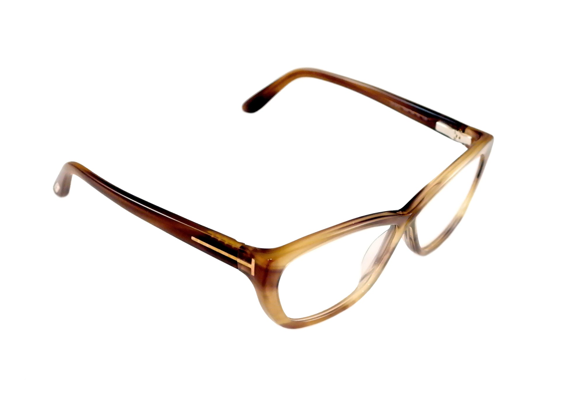 Tom Ford Eyeglasses Frame TF5227 050 Brown Gradient Plastic Italy Made 54-10-130 - Frame Bay