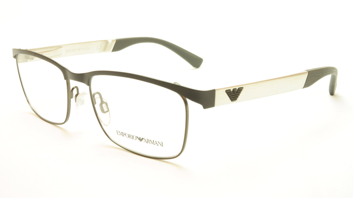 Emporio Armani EA1057 3166 Eyeglasses Frame Metal Grey Silver - Frame Bay